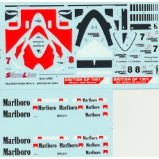 Decals McLaren MP4-1