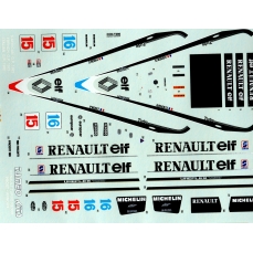 Decals Renault RE30B