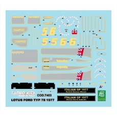 Decals Lotus Ford 78