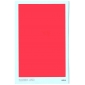 Decals Fluorescent red 108&times;68 mm   1 piece