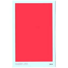 Decals Fluorescent red 108×68 mm   TMKDG18