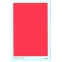 Decals Fluorescent red 108×68 mm   1 piece