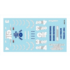 Decals Tyrrell Ford P34 6 roues